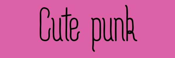 font Cute punk